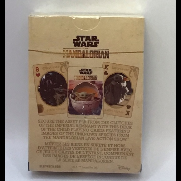 Set of (2) Star Wars: Mandalorian “The Child” Playing Cards - Picture 4 of 4